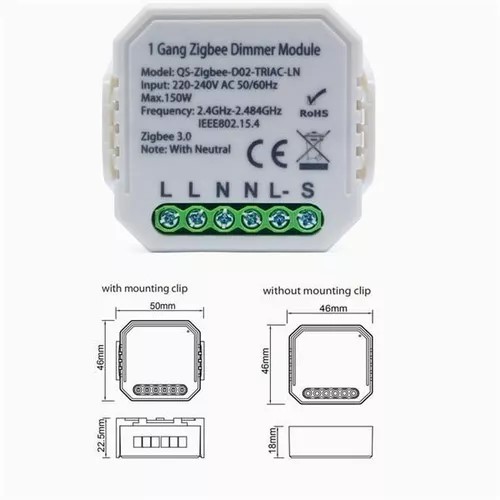 Controlador Dimmer Zigbee
