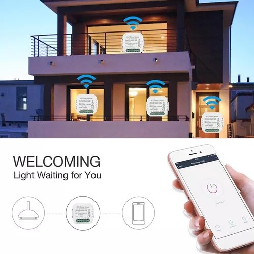 Controlador Dimmer Wifi 0 - 10v Tuya Smart